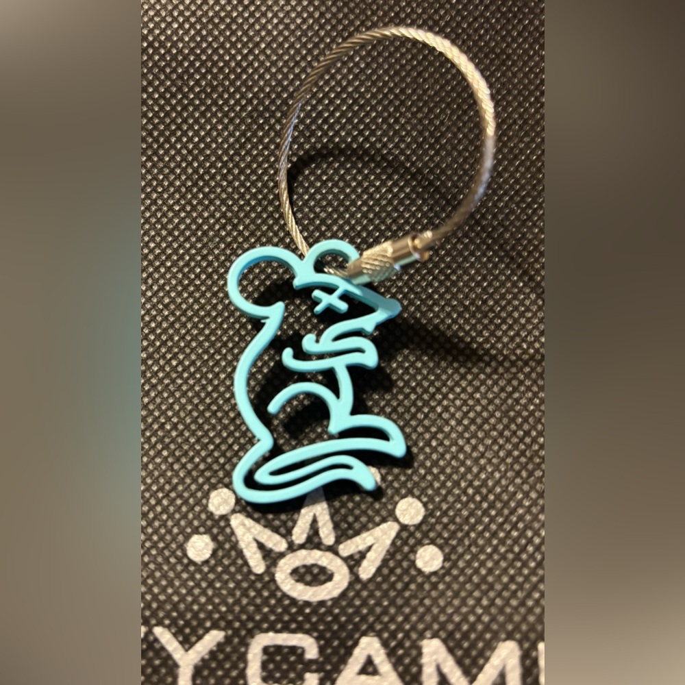 NWT Scotty Cameron Gallery SOFT TOUCH TOUR RAT KEY FOB Keychain Tiff Blue Golf